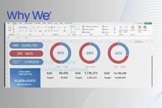 adv excel formulas, data entry, data charts, fin management and task automation