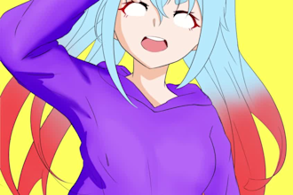 create custom anime art and manga illustrations