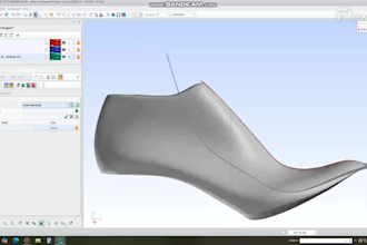 design 3d shoe last files convert and grade them