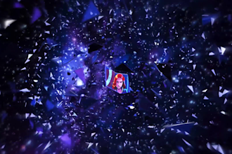 create marvel universe intro with your photo and text