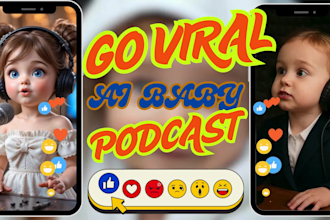 make ai baby podcast video ai talking baby video ai avatar look like ai baby