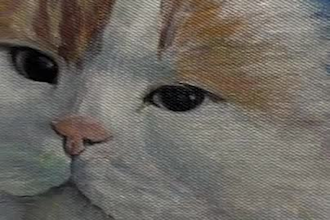 paint custom pets portrait dog cat portrait in real oil painting on canvas