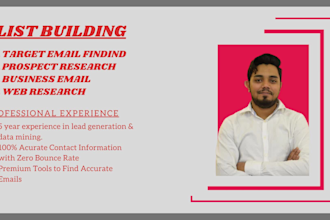 do lead generation, web research, and prospecting