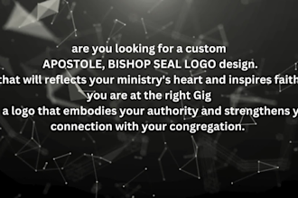 design church seal logo apostle or bishop seal