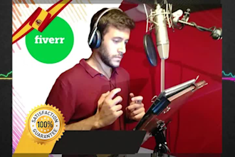 do a professional spanish voice over male