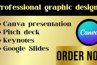 design canva presentation, investor pitch deck, keynote for your business