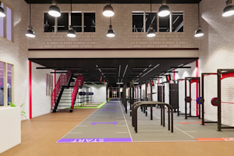 create 3d gym interior design