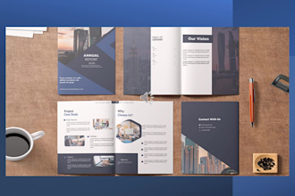 create creative annual report, proposal and company profile