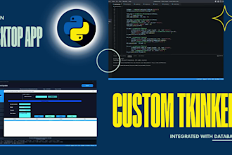 create a python project of scripting, scraping, desktop app