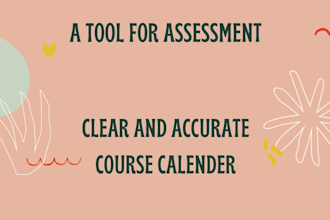 create your course outline  and curriculum