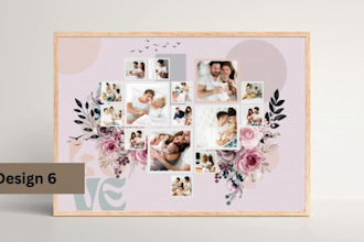 design impressive photos collage from your photos