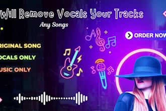 remove, isolate or extract vocals with the best method