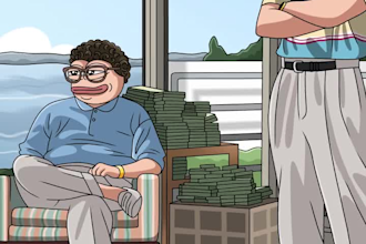 2d memecoin animation, 2d solana memecoin, 2d crypto animation,2d memecoin art