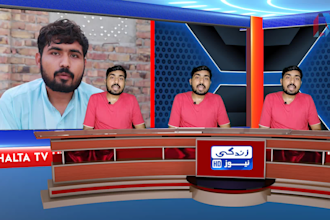 create vmix virtual set news studio 4k custom background