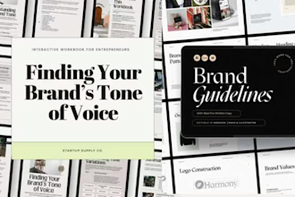 create a distinct brand voice and tone that reflects your identity