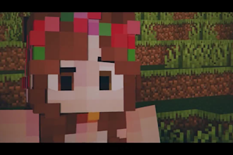 create uhd high quality and realistic minecraft animation for your short videos