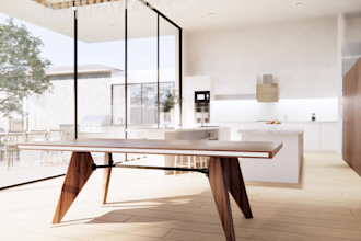 do furniture design, modelling and rendering