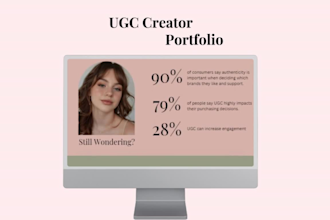 create your canva ugc creator portfolio website