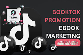 do viral booktok video book promotion tiktok ads audio book and amazon kdp ads