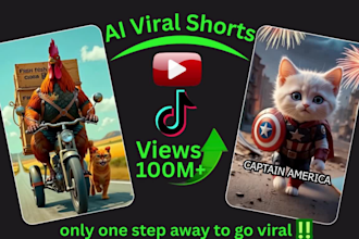 create viral ai storytelling and fusion marvel videos for tiktok youtube, reels
