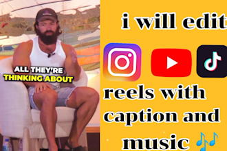 edit instagram reels with caption music and graphics