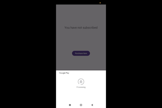 implement inapp purchase in android app
