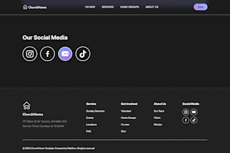 design a professional website for churches, nonprofits, ngos, and charities