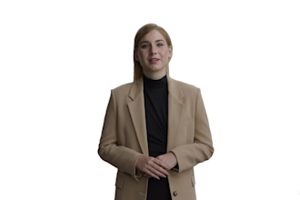 create ai spokesperson videos with an interactive human avatar in any language