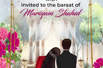 design an indian themed wedding invitation video