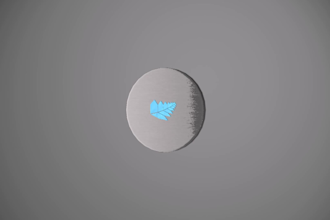 create a coin drop logo animation