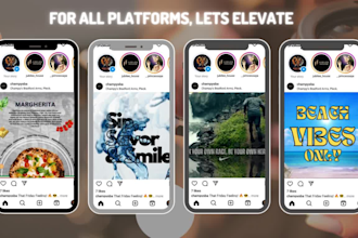 design engaging instagram posts, reels and stories for you