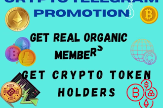 grow crypto telegram group, solana meme coin promotion, crypto token promotion