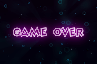 create a neon intro text or logo animation