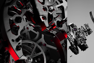 do cgi luxury 3d watch animation 3d product animation with product design model