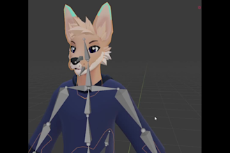 do a 3d rig for your character to use in VR chat
