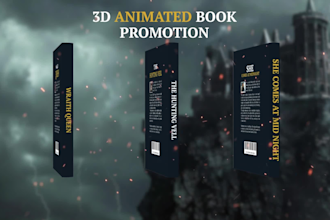 do 3d book trailers and magazine promotional videos