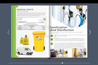 design company profile brochure and annual report quickly