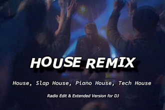 create professional house remix on your song