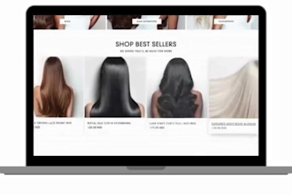 do luxury hair extension shopify modern hair store wix hair extension website