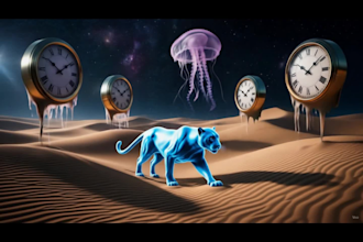 create an ai generated animated trippy and mind bending video