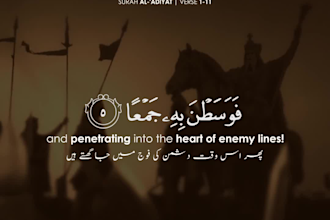 create beautiful quran recitation videos with translation