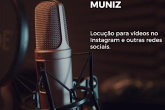 record a warm and engaging brazilian portuguese female voice