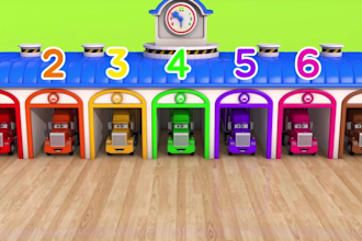create 3d animal crossing fountain animation