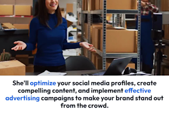 be your social media manager and content creater