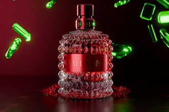 create exquisite luxury perfume animations