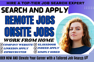 job hunt, search and apply for 200 remote job application using reverse recruit