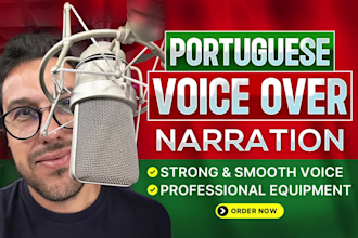 record a portuguese voiceover narration