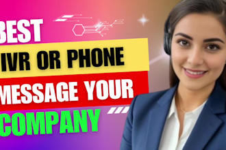 record your best IVR or phone message in arabic, french or english