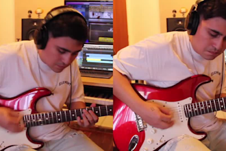 record your electric or acoustic guitar track