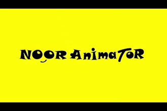 create modern and clean logo animation for your business